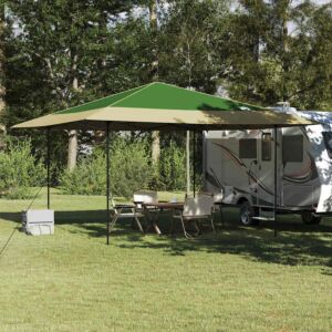 Pood24 Pop-up Katuse Telk Roheline 400 x 400 cm kangas