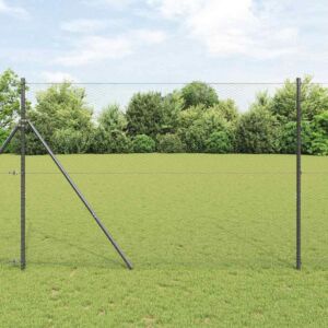 Pood24 Aed koos postidega Hall 1.5 x 10 m PVC kaetud teras