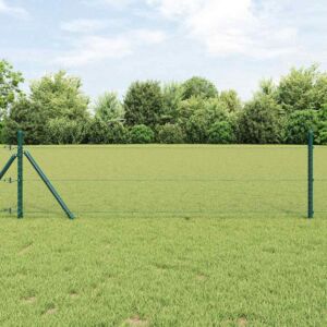 Pood24 Aed koos postidega Hall 0.6 x 50 m PVC kaetud teras