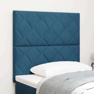 Pood24 Peats Seinale kinnitatav Geomeetriline Tumesinine 90 cm Samet