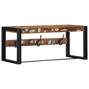 Pood24 mitmevärviline riidenagi 80x35x35 cm taaskasutatud täispuit