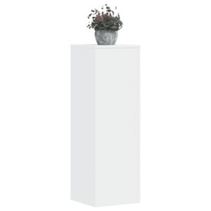 Pood24 taimealused 2 tk, valge, 33x33x100 cm, tehispuit