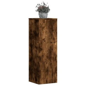 Pood24 taimealused 2 tk, suitsutatud tamm, 33 x 33 x 100 cm, tehispuit