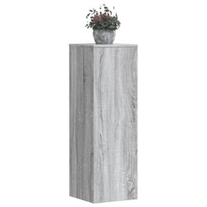 Pood24 taimealused 2 tk, hall Sonoma tamm, 33 x 33 x 100 cm, tehispuit