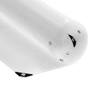 Pood24 Läbipaistev Present aasadega 5x12 m PVC