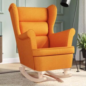 Pood24 Kiiktool Tumekollane 74x90x102 cm Kangas