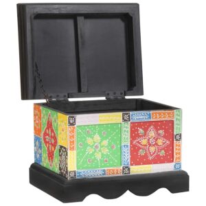 Pood24 Hoiukast ladustamisega Mitmevärviline 40 x 30 x 30 cm Mangopuit