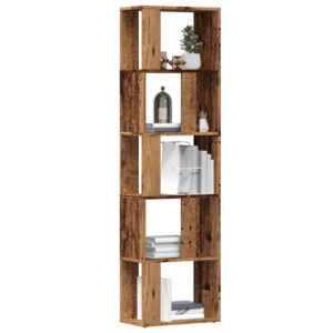 Pood24 raamatukapp Vana puit 45x24x159 cm Engineered Wood