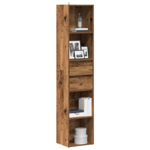 Pood24 raamatukapp Vana puit 36x30x171 cm Engineered Wood