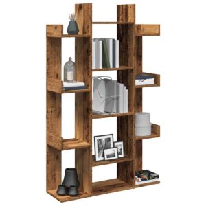 Pood24 raamatukapp Vana puit 86x25,5x140 cm Engineered Wood