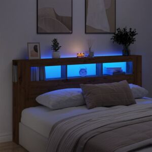 Pood24 LED-peats, Artisan Oak 200x18,5x103,5 cm projekteeritud puit