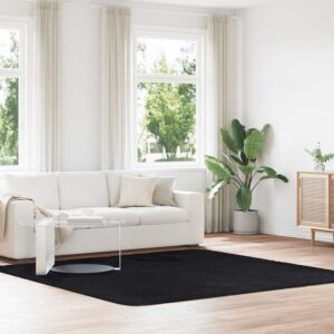 Pood24 kõrge narmaga Shaggy vaip, must, 240x240 cm, polüester