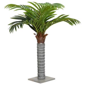 Pood24 kunstpalm 12 lehte 150 cm roheline