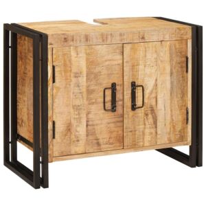 Pood24 Vannitoa valamukapp 71 x 33 x 58 cm Tugev mango puit ja raud