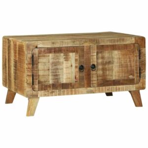 Pood24 Kohvilaud Pruun 80 x 54 x 45 cm Tugev töötlemata mangopuit