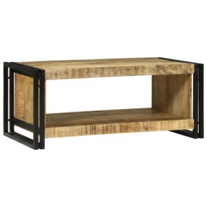 Pood24 Kohvilaud Pruun 90 x 50 x 38 cm Tugev töötlemata mangopuit