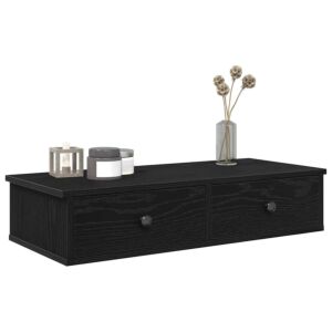 Pood24 seinariiul sahtlitega, must, 80 x 34 x 17 cm, tehispuit
