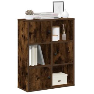 Pood24 raamatualus, suitsutatud tamm, 60x24x76,5 cm, tehispuit