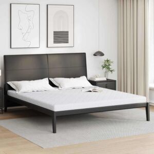 Pood24 Madrats kookoskihiga Valge 200 x 180 cm PU Vaht