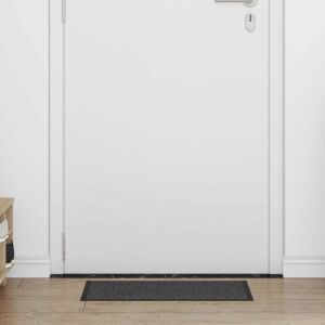 Pood24 Uksematt Must ja Hall 40 x 60 cm Polüpropüleen ja PVC