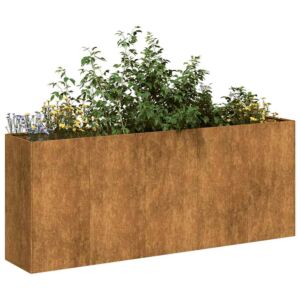 Pood24 taimekast, rooste, 200x40x80 cm, ilmastikukindel teras