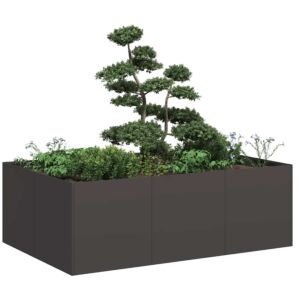 Pood24 taimekast must 120x80x40 cm, teras