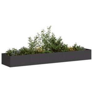 Pood24 taimekast must 360x80x40 cm, teras