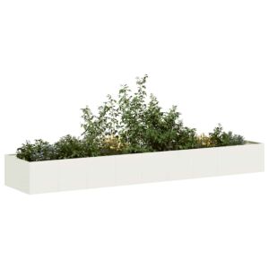 Pood24 taimekast valge 360x80x40 cm, teras