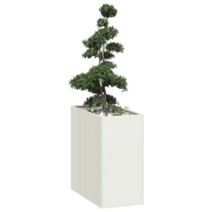 Pood24 taimekast valge 40x80x80 cm, teras