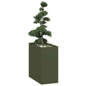Pood24 aia taimekast, oliiviroheline, 40x80x80 cm, teras