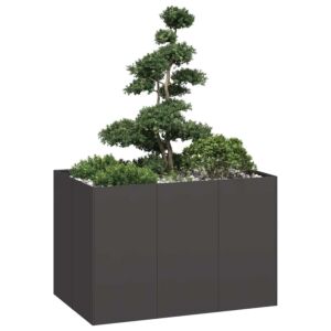 Pood24 taimekast must 120x80x80 cm, teras