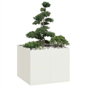 Pood24 taimekast valge 100x100x80 cm, teras