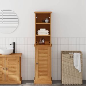 Pood24 Vannitoa mööbleset 2 pcs Pruun ja mesi pruun 37 x 34 x 150 cm