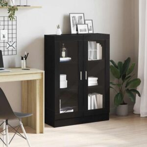 Pood24 raamatukapp, must tamm, 82,5 x 30,5 x 115 cm, tehispuit