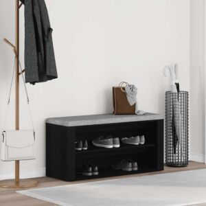 Pood24 kingapink, must tamm, 100 x 35 x 45 cm, töödeldud puit