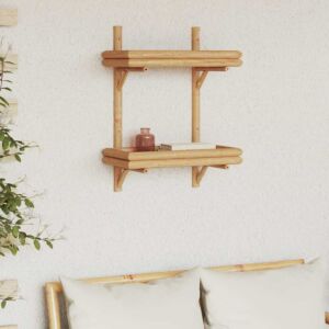 Pood24 Seinale kinnitatav riiul riiuliga Pruun 45 x 26 x 60 cm Bambus