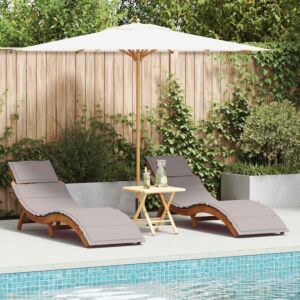 Pood24 Lamamistool 2 pcs Pruunikashall 184 x 55 x 64cm Akaatsiapuit