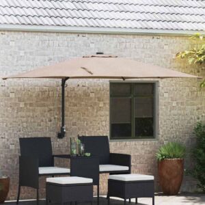 Pood24 Aedapara Pruunikashall ja Must 248.5 x 247.5 x 160 cm