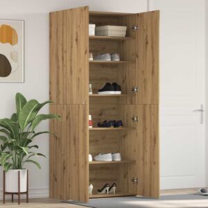Pood24 Kinga kapp Artisan Oak 80x35,5x180 cm Tehispuit