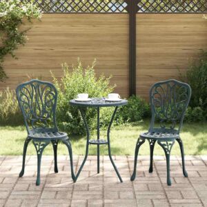 Pood24 Aia Bistroo Komplekt 3 pcs Roheline Alumiinium