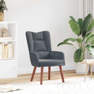 Pood24 Lõõgastav iste Tumehall 63 x 67 x 94 cm Samet