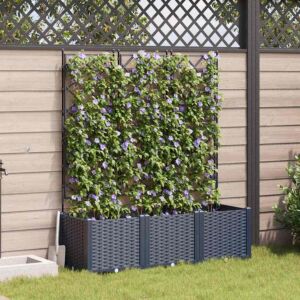 Pood24 Aianduk trellisega 3 pcs Hall 120 x 40 x 143 cm PP