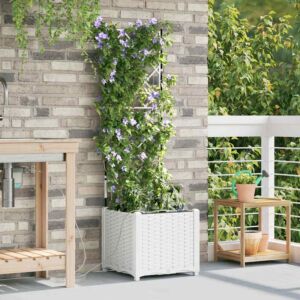 Pood24 Aia istikud Valge 40 x 40 x 142 cm Teras