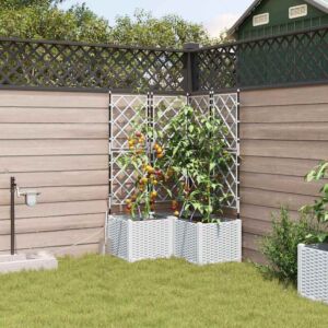Pood24 Aia istikud Valge 80 x 80 x 142 cm Teras