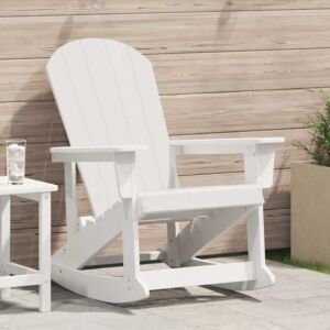 Pood24 Adirondack kiiktool Valge 73.5 x 92 x 90cm HDPE