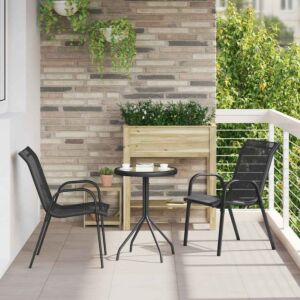 Pood24 Aia Bistroo Komplekt 3 pcs Must Teras