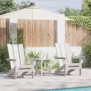 Pood24 Aia lõõgastusmööbel 3 pcs Valge 38 x 38 x 46cm Plastmass