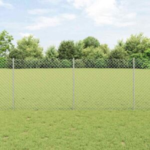 Pood24 galvaniseeritud terasest ahelakaev 20 U posti hõbedane 1x10 m teras