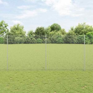 Pood24 ahel-link piire 20 U posti hõbedased 1.4 x 10 m teras