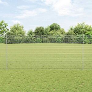 Pood24 Keevitatud Traafee koos 22 U-postiga Hõbedane 1,4x25 m Teras